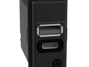 Розетка 2x USB тип A+C 15W 5V 1M Living Now